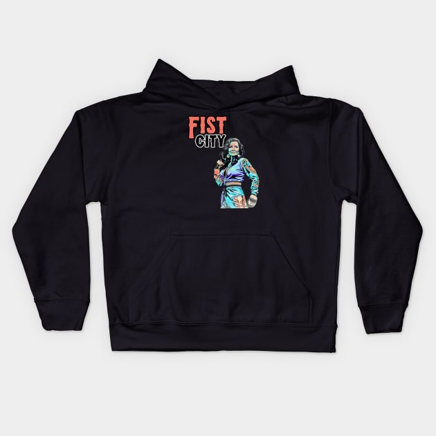 Fist City color Kids Hoodie by AppalachianBritches